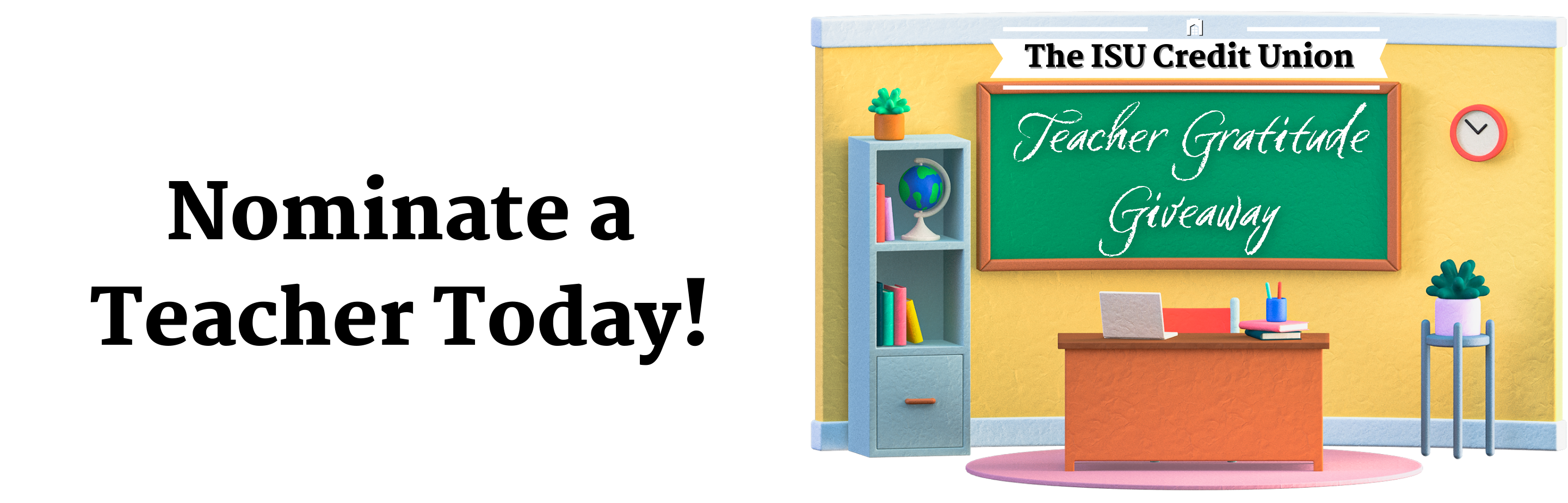 Nominate a Teacher Today!
